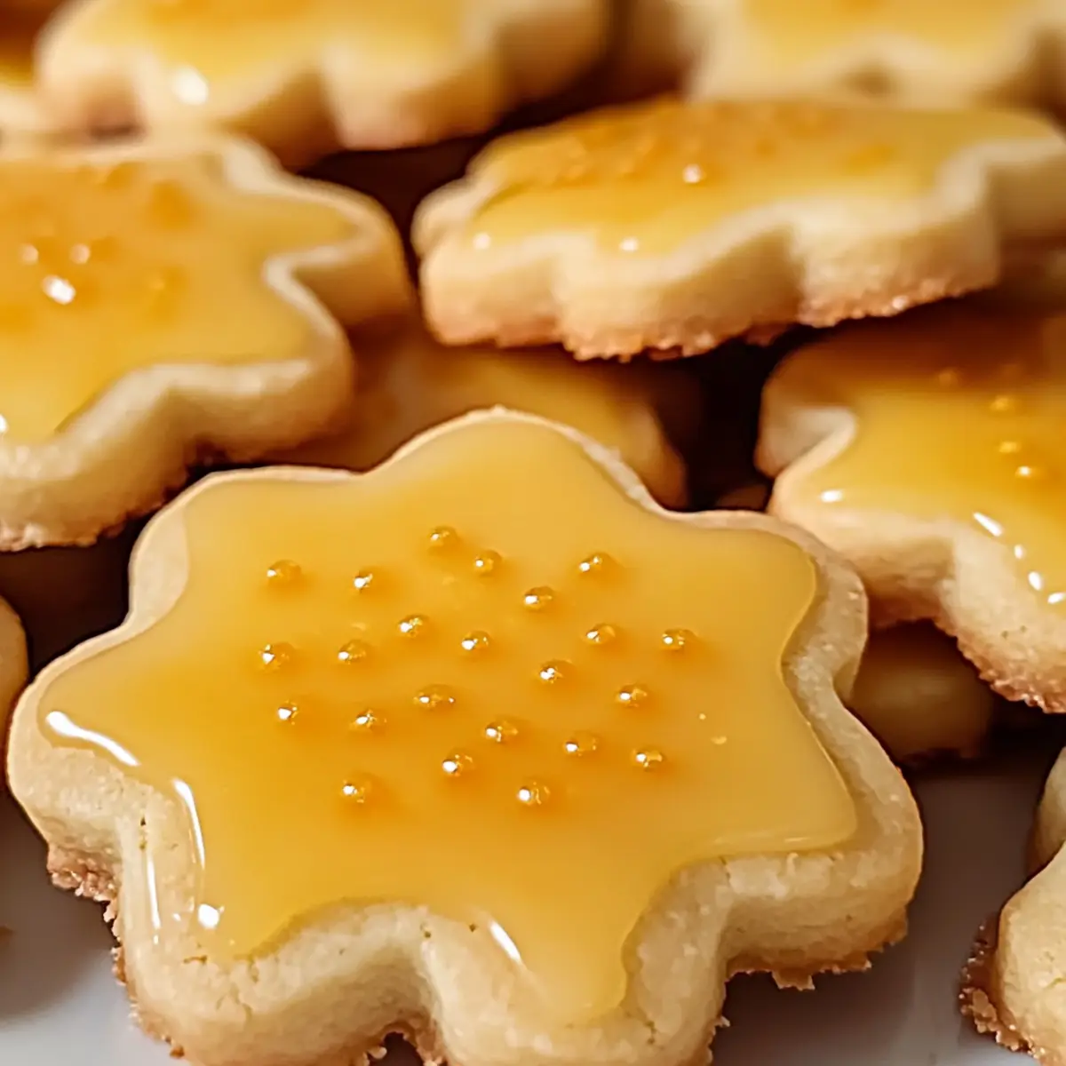 Kardamom Orangenglasur Kekse