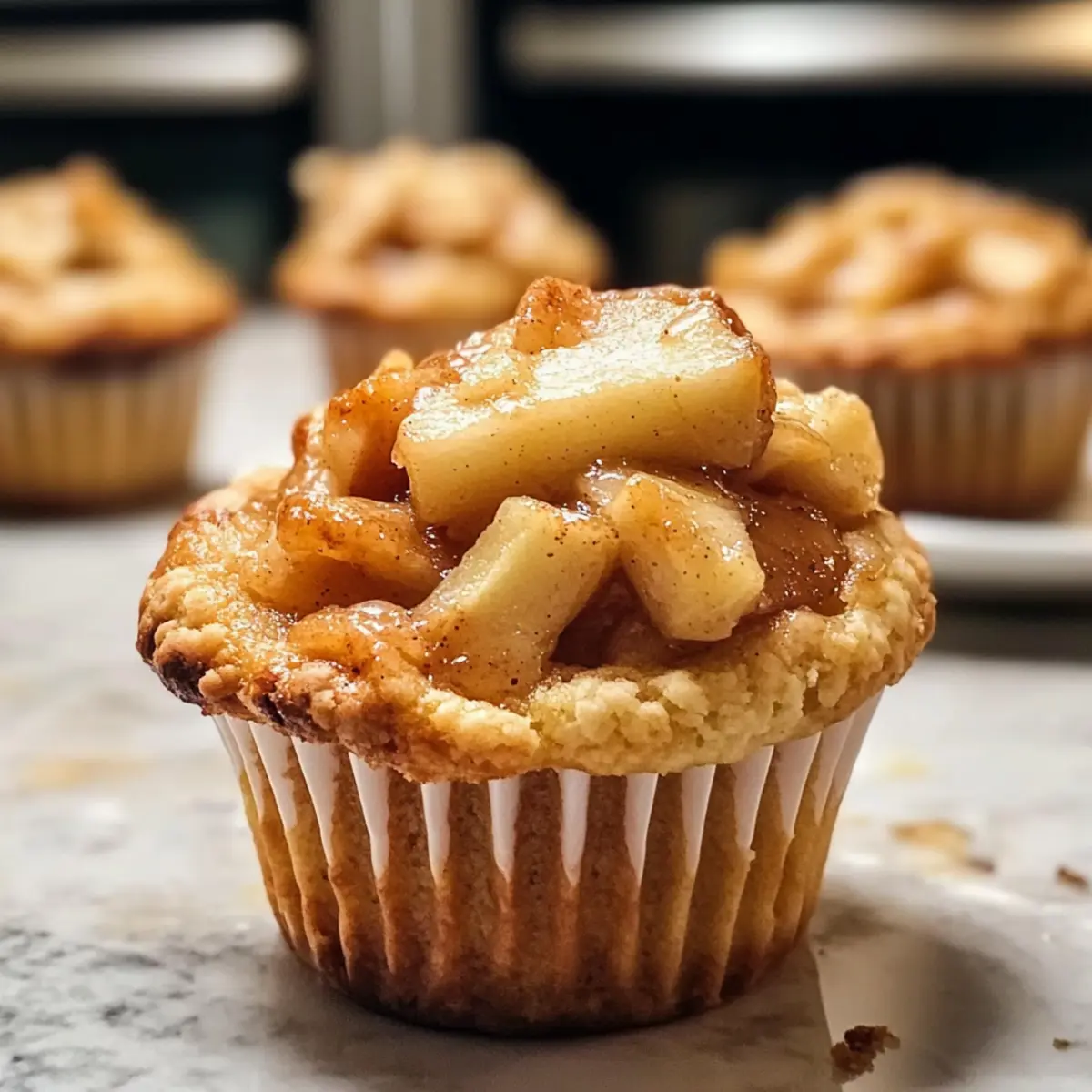 Einfaches Rezept für saftige Apfelküchlein