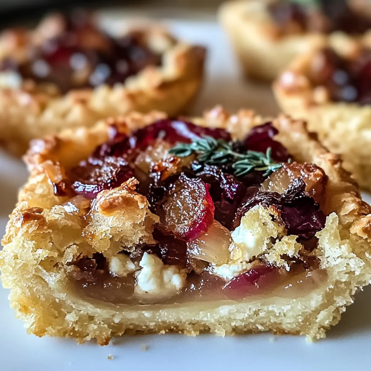 Karamellisierte Zwiebel- und Ziegenkäse-Tartelettes zaubern