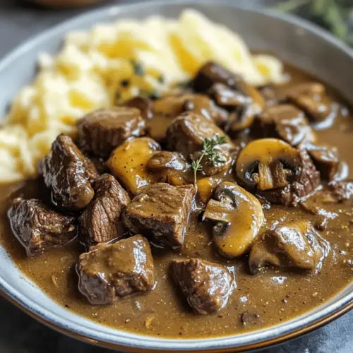 Rinderfilet Stücke in Pilzsoße Rezept