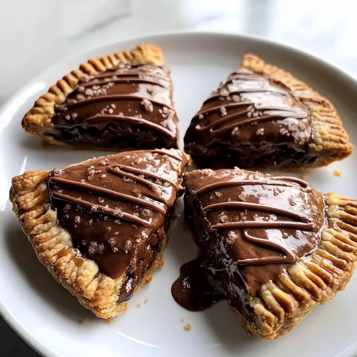 Schokoladen-Handpasteten mit reichhaltiger Schokoladenganache-Füllung Rezept