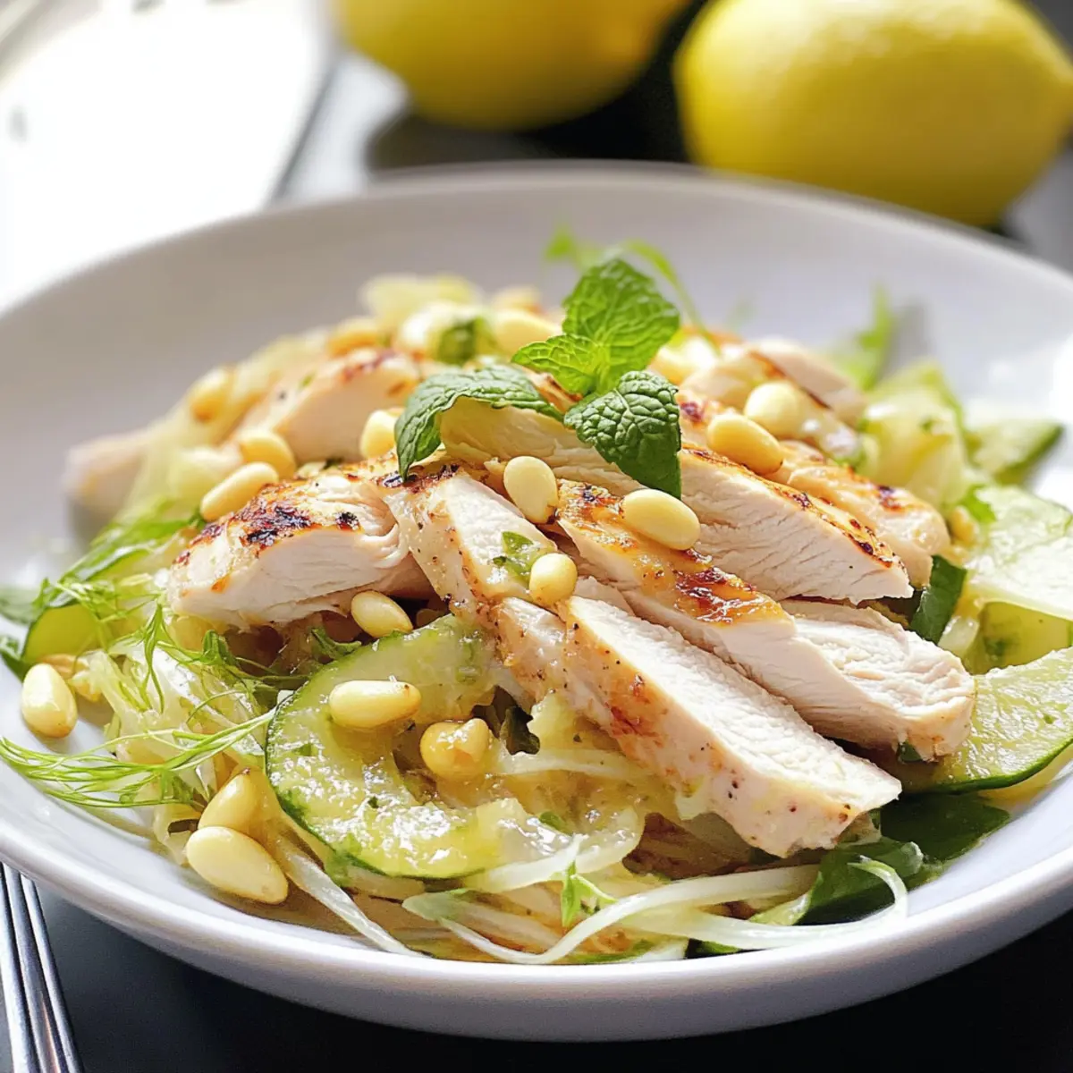 Zitronen-Hähnchen-Salat