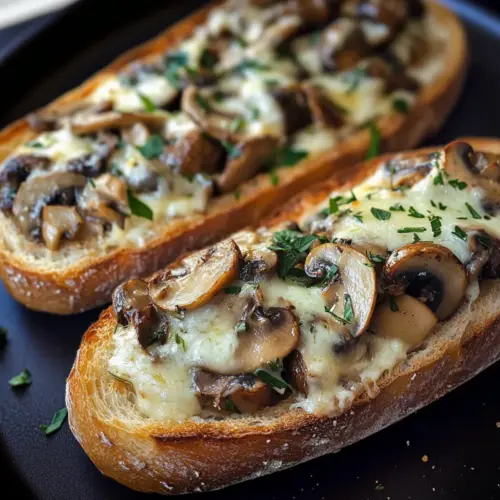 Bistro-Baguette mit Champignons