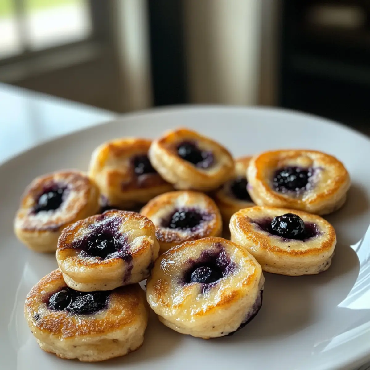 Blaubeer-Pfannkuchen-Bissen Rezept