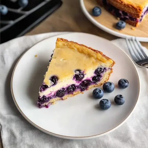 Blaubeerkuchen mit Schmand