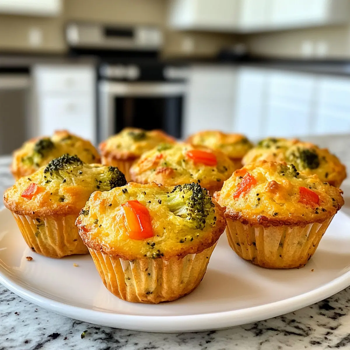 Frühstücksmuffins mit Gemüse