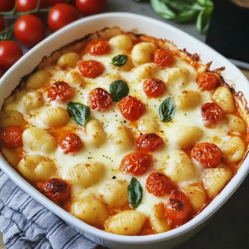 Gnocchi Auflauf Tomate Mozzarella