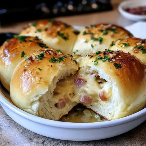 Herzhaft gefüllte Brötchen