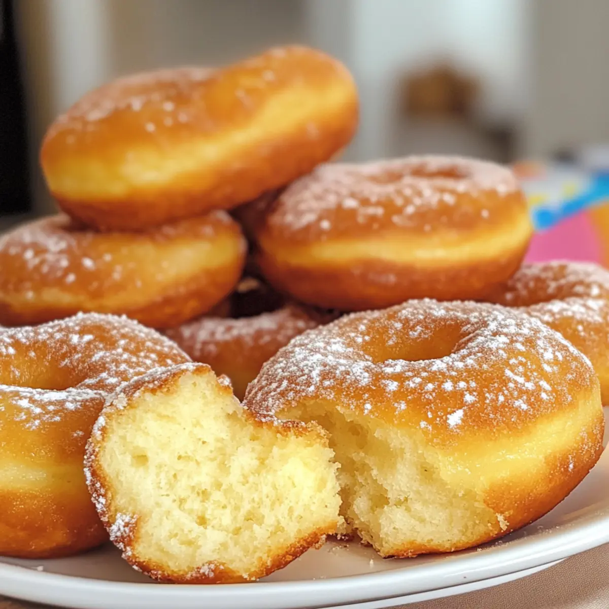 Luftfritteuse Vegane Donuts