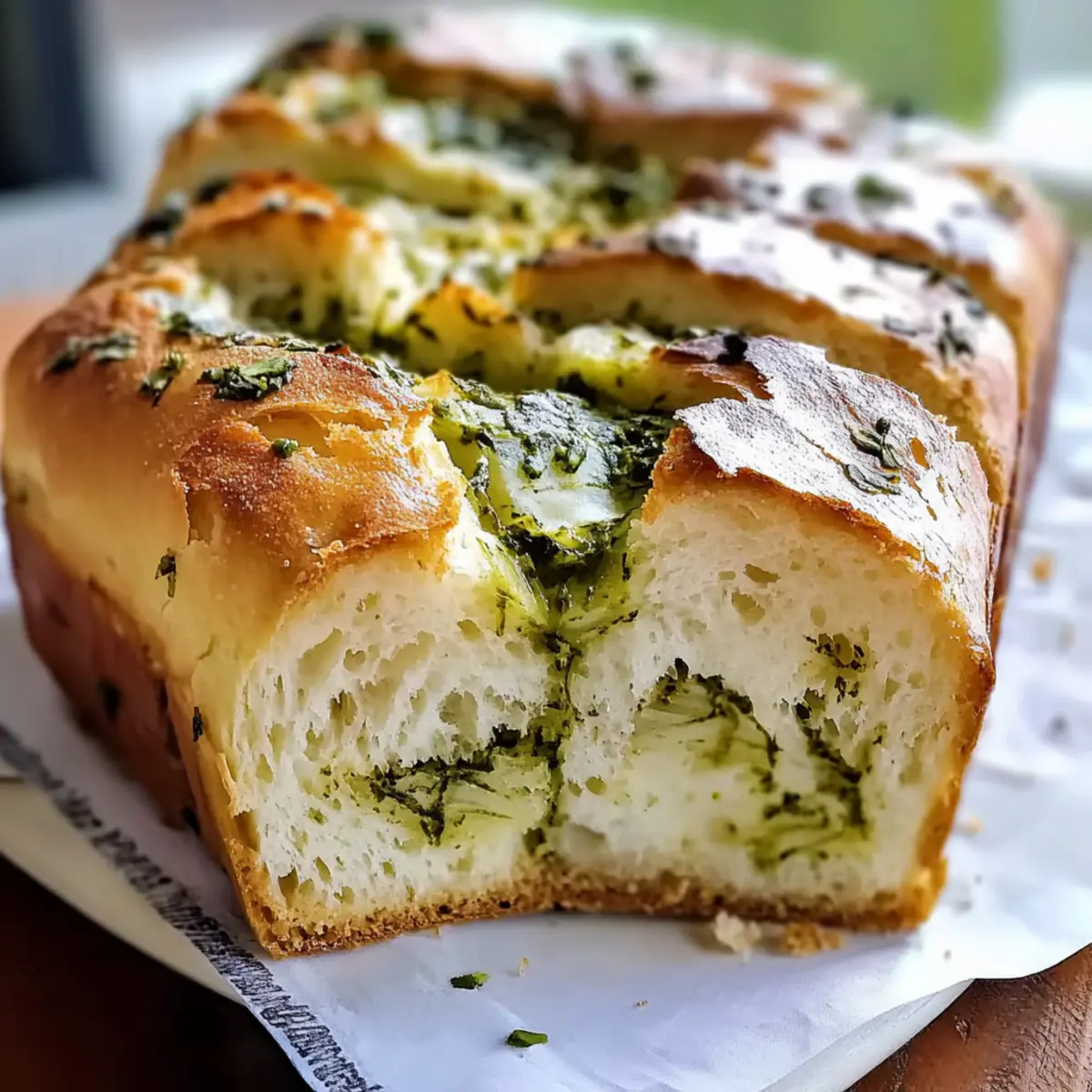Bärlauch-Fächerbrot