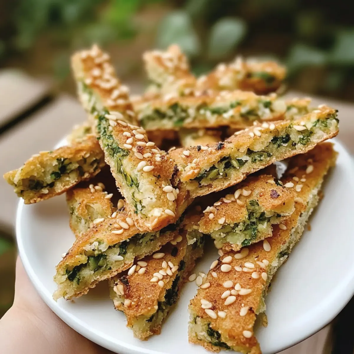 Bake wild garlic sticks simple & fluffy