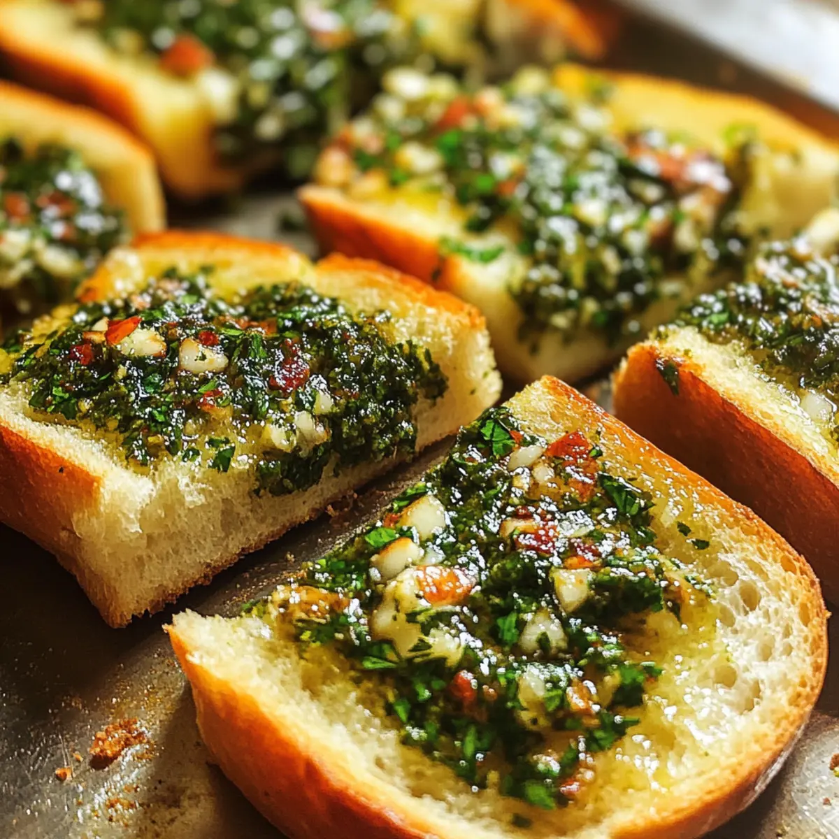 Chimichurri Knoblauchbrot