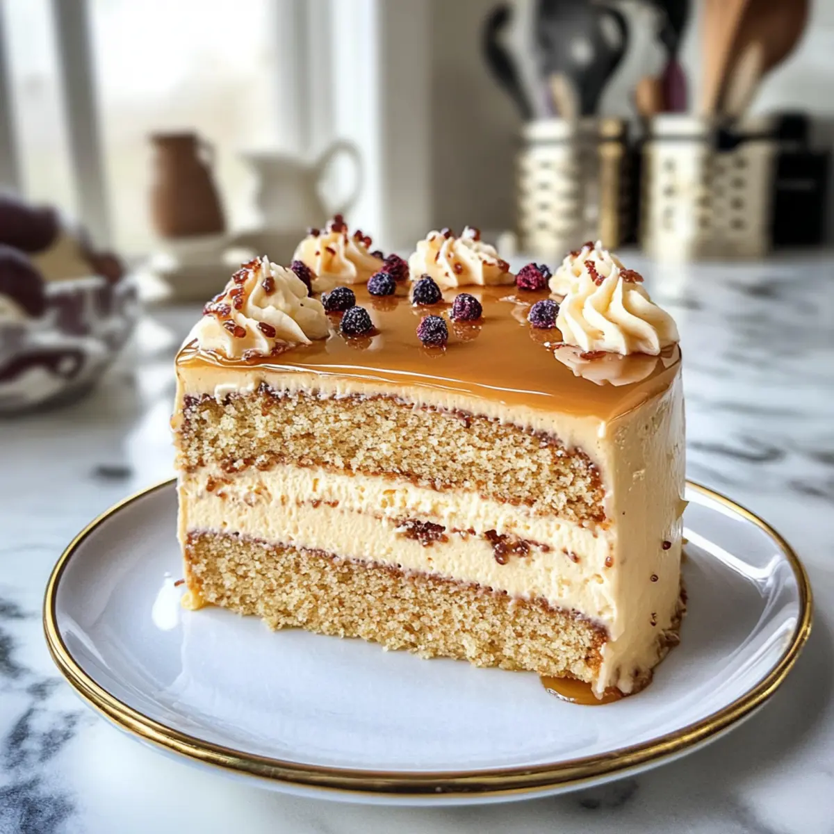 Earl Grey Salzkaramell Torte