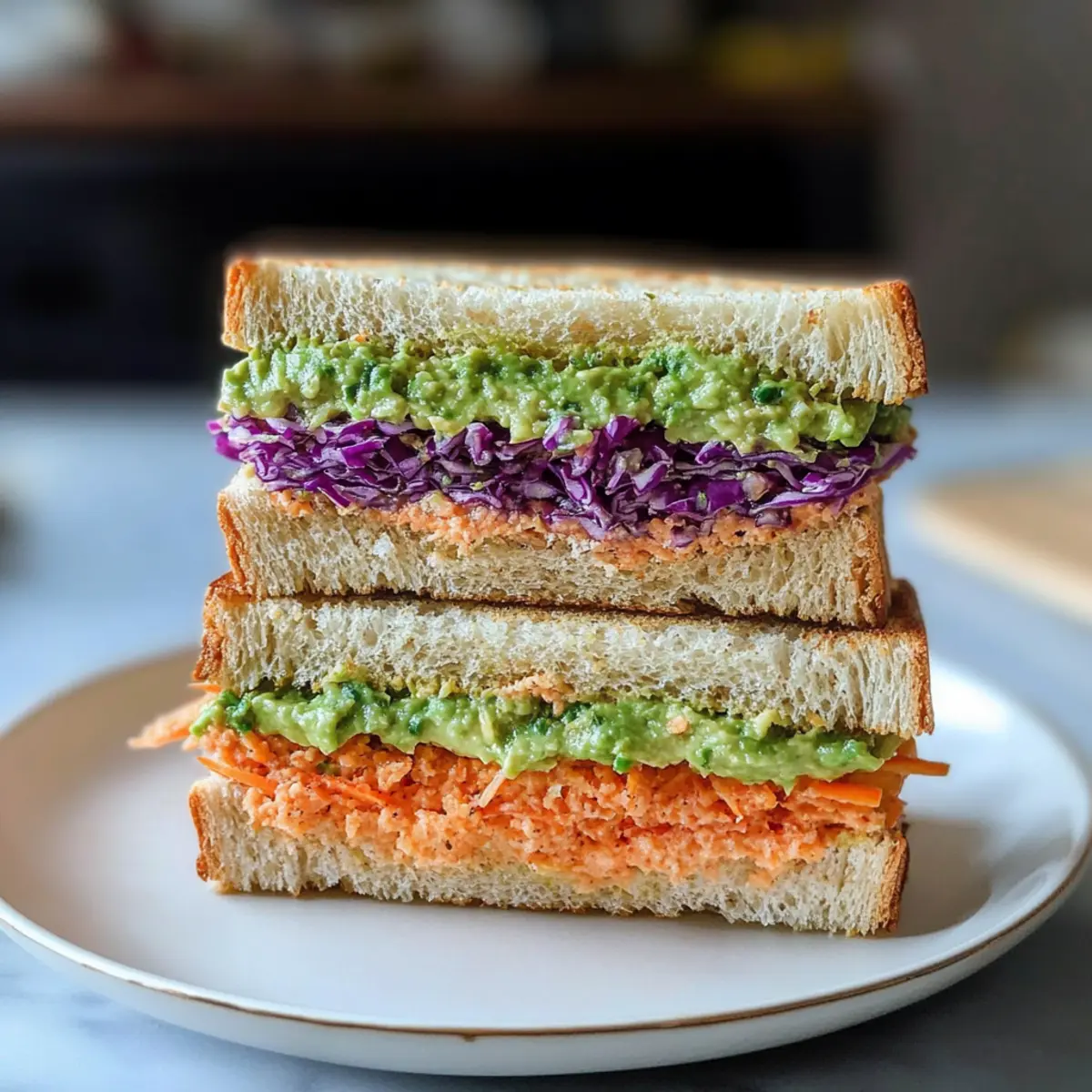 Einfache Teeparty-Sandwiches