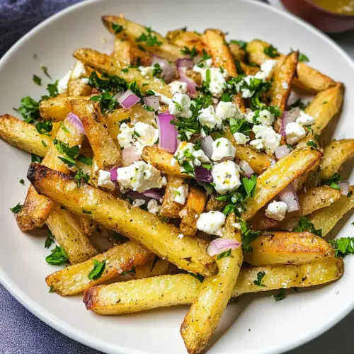 Hausgemachte griechische Pommes
