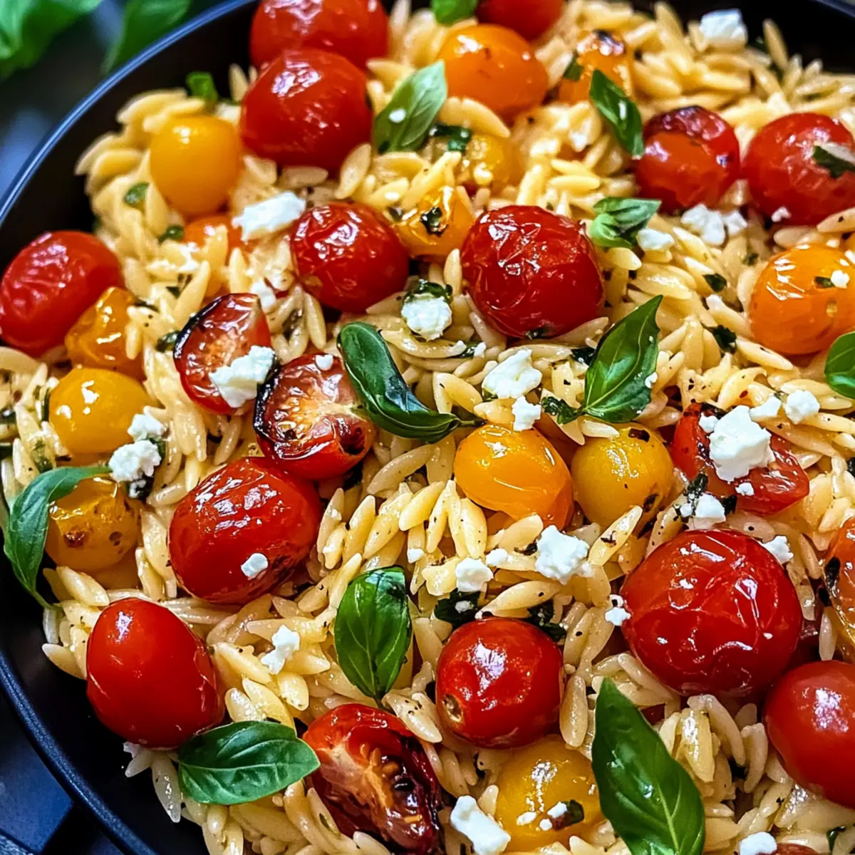 Italienischer Orzo Nudelsalat