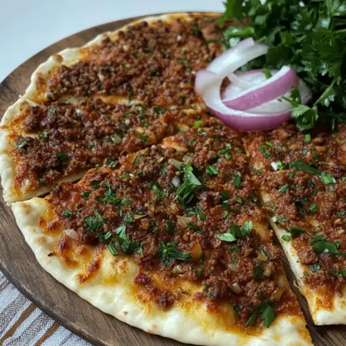 Lahmacun - Türkische Pizza