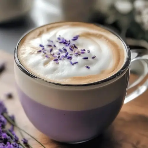 Lavendelcreme-Kalt-Schaum