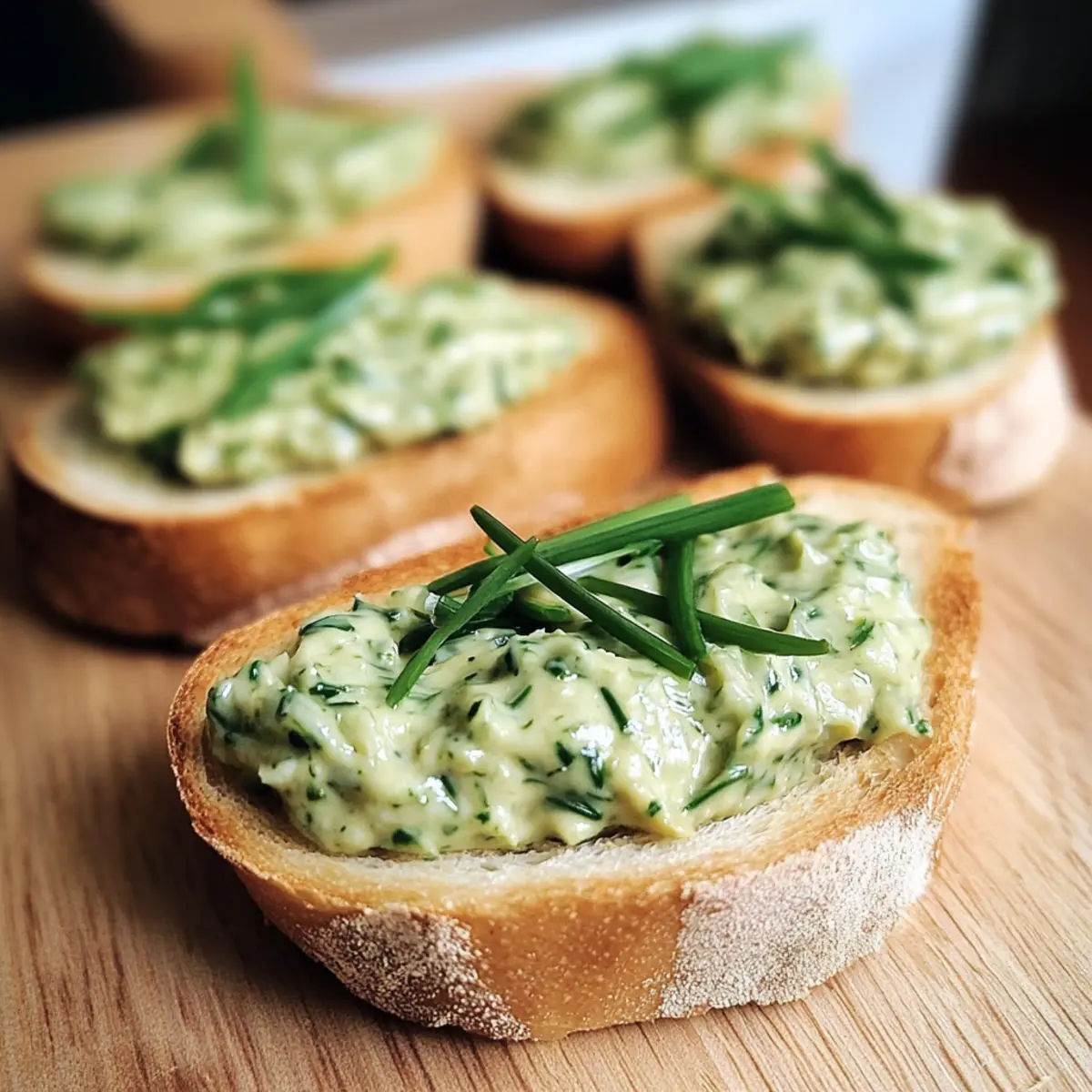 delicious wild garlic bread spread