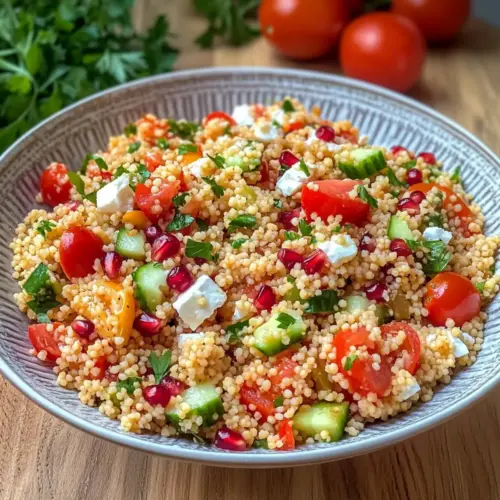 Quick Couscous Salad with Feta