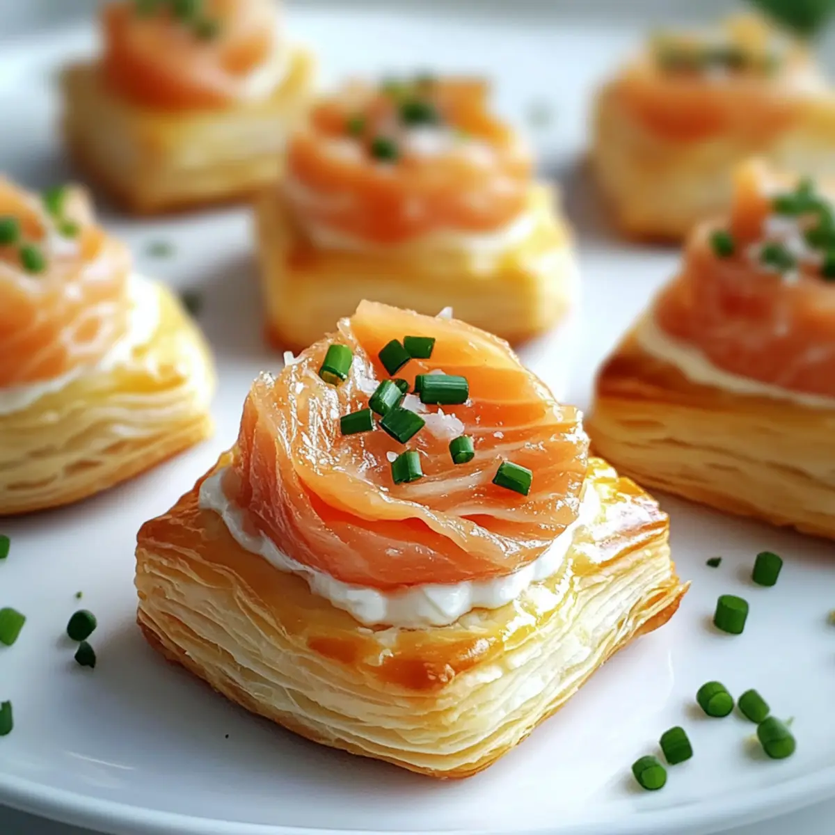 Leckere Geräucherte Lachs Vol-au-Vent