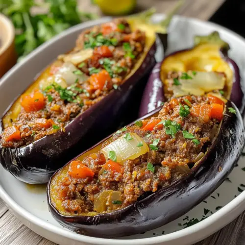 Die besten gefüllten Auberginen