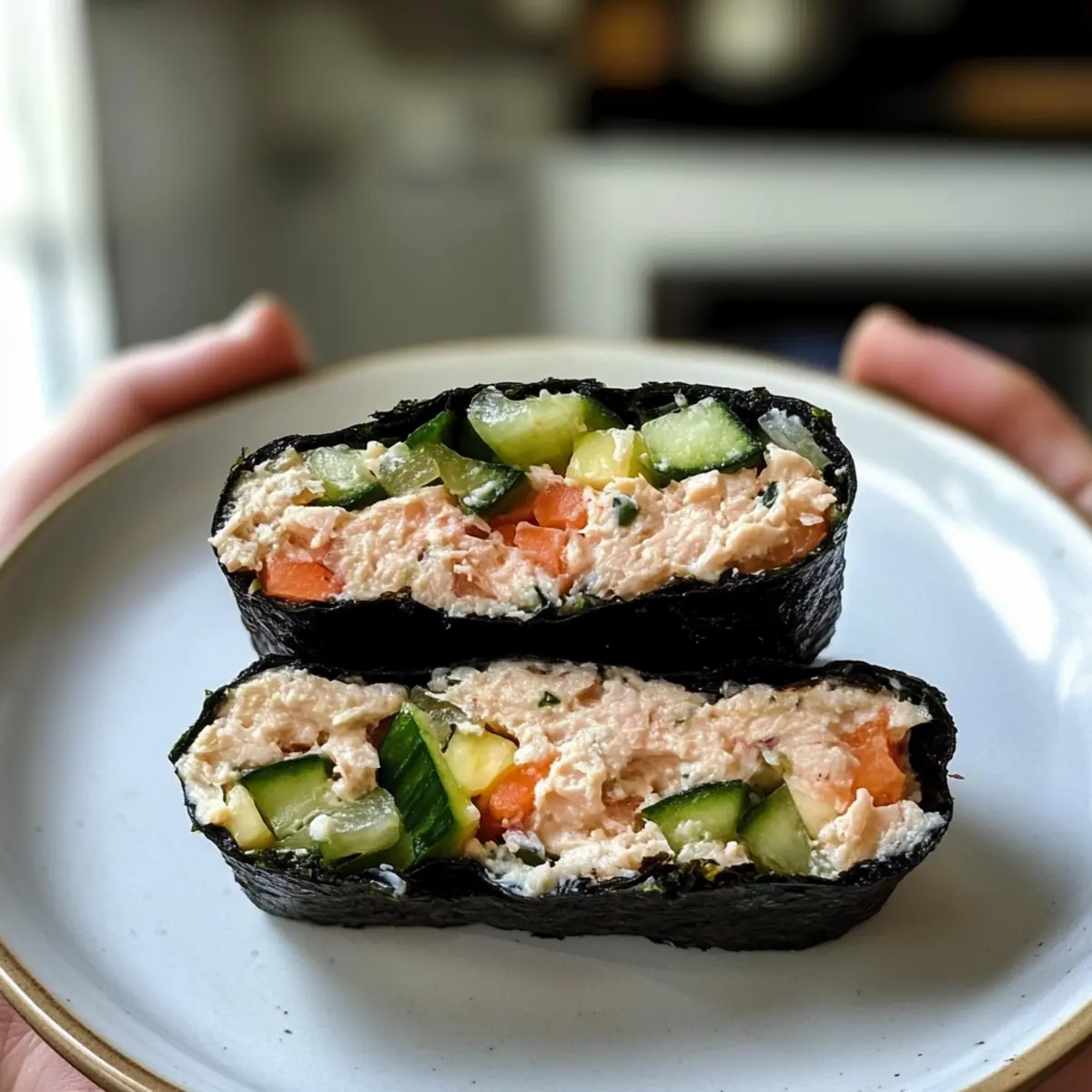 Thunfischsalat Nori Wraps (paleo)