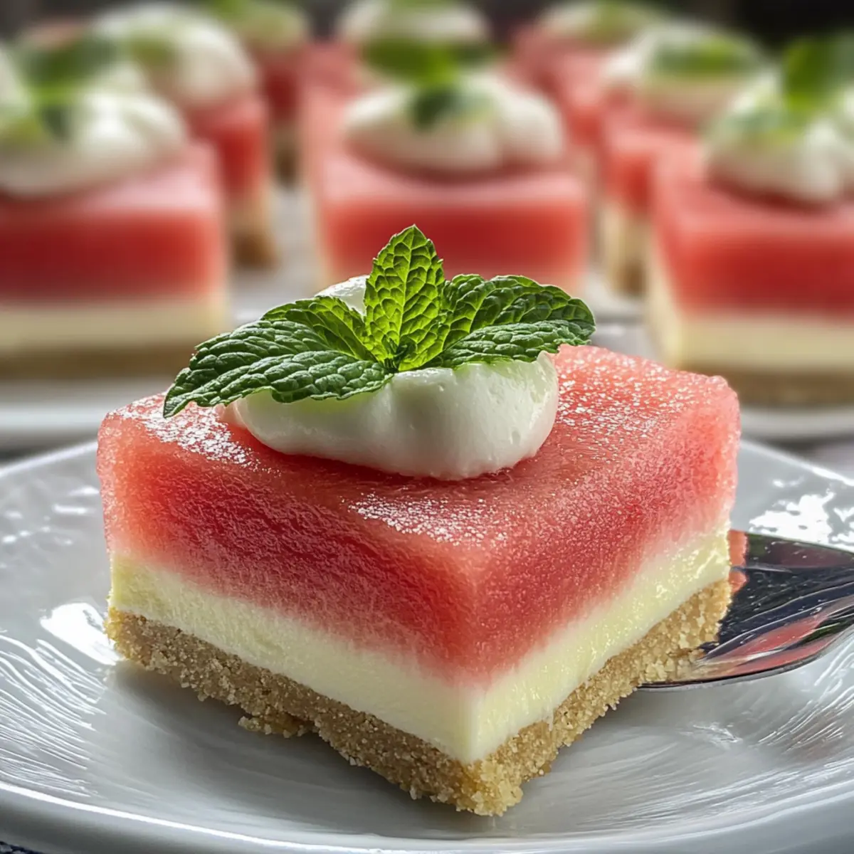 Wassermelonen Traum Quadrate