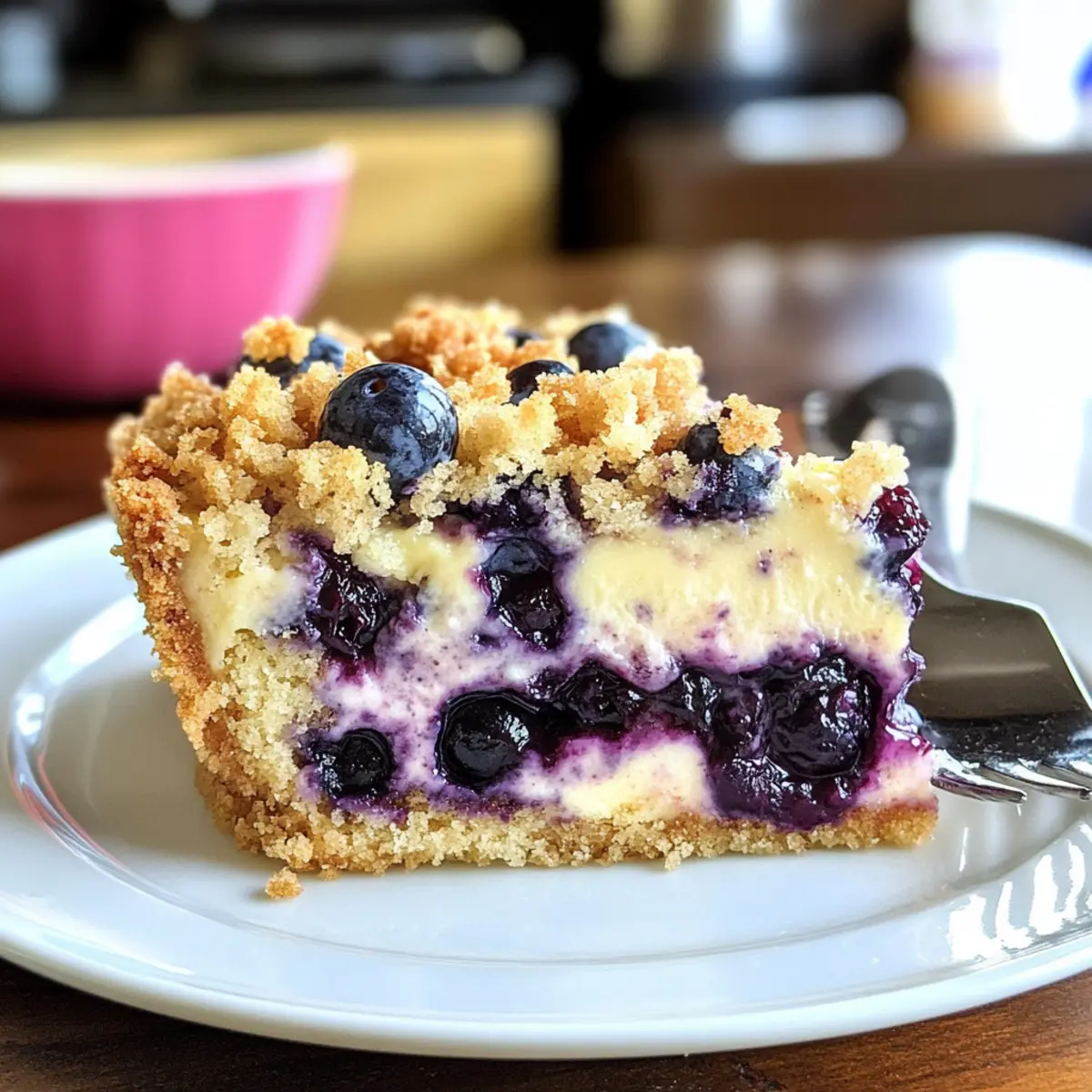 Blaubeer-Käsekuchen-Streusel-Kuchen