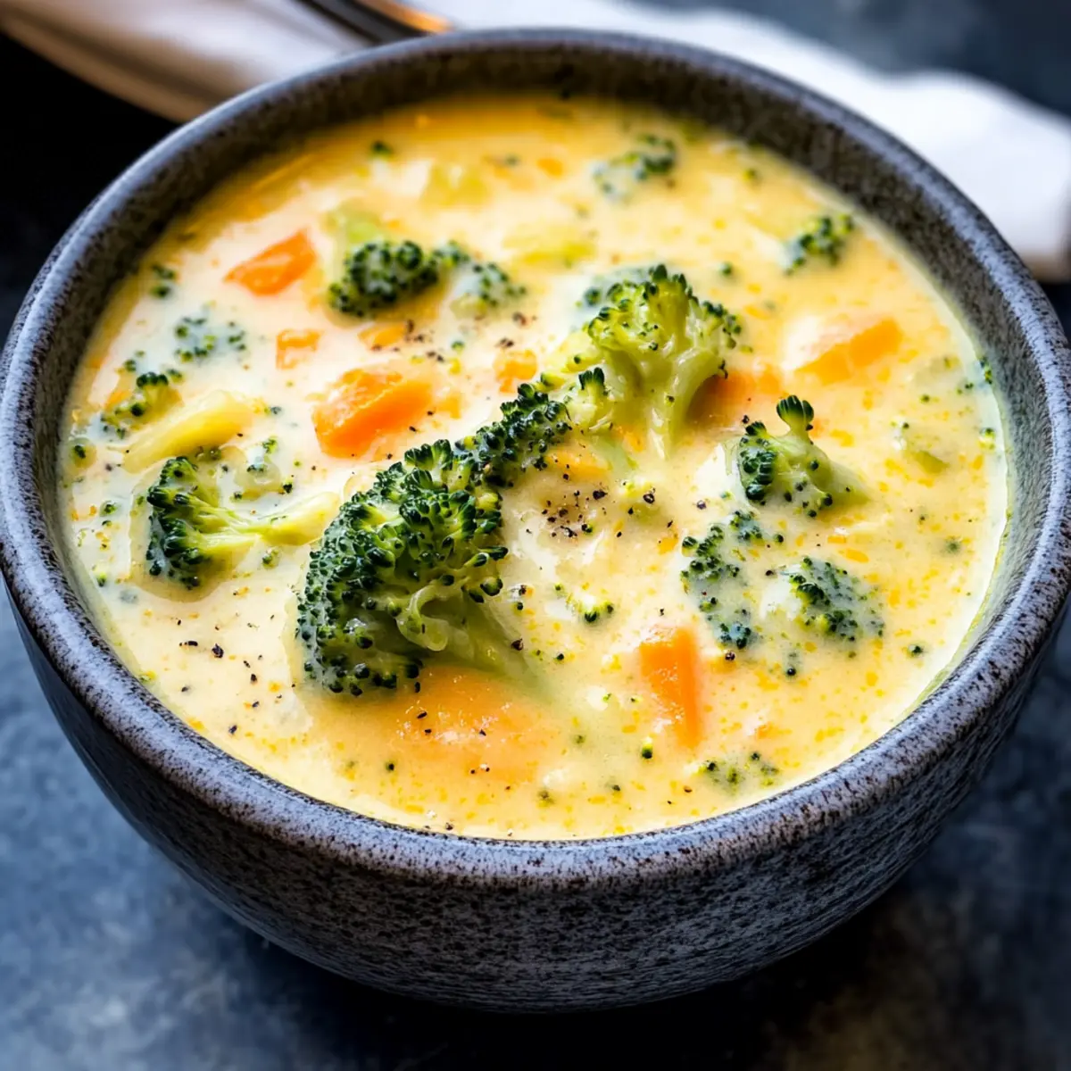 Brokkoli-Cheddar-Suppe