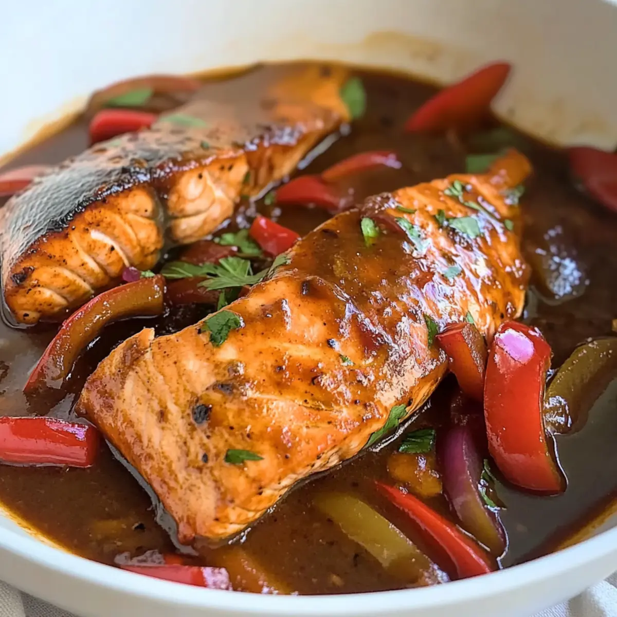Brauner Eintopf Lachs