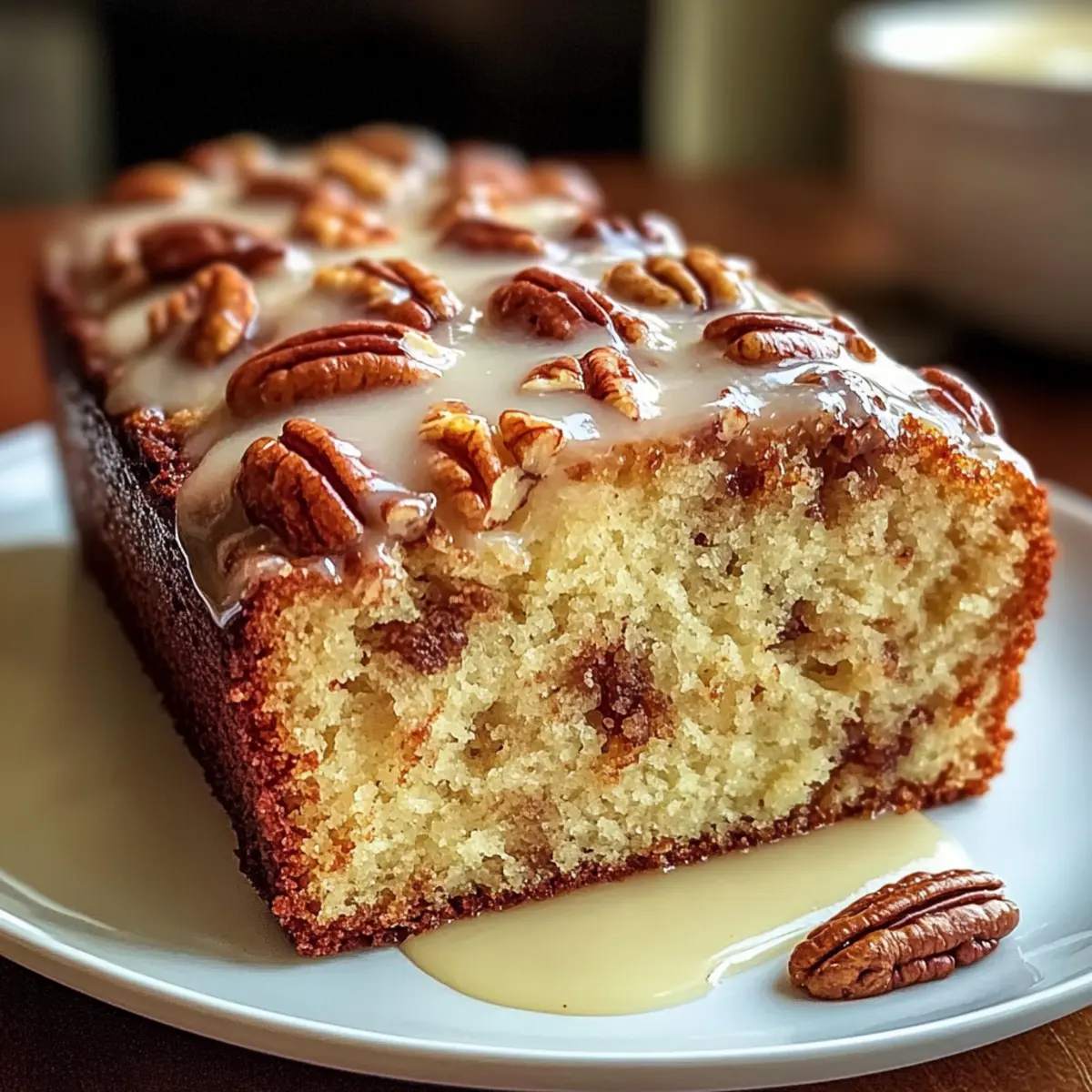 Butter-Pekanuss-Kuchen-Laib