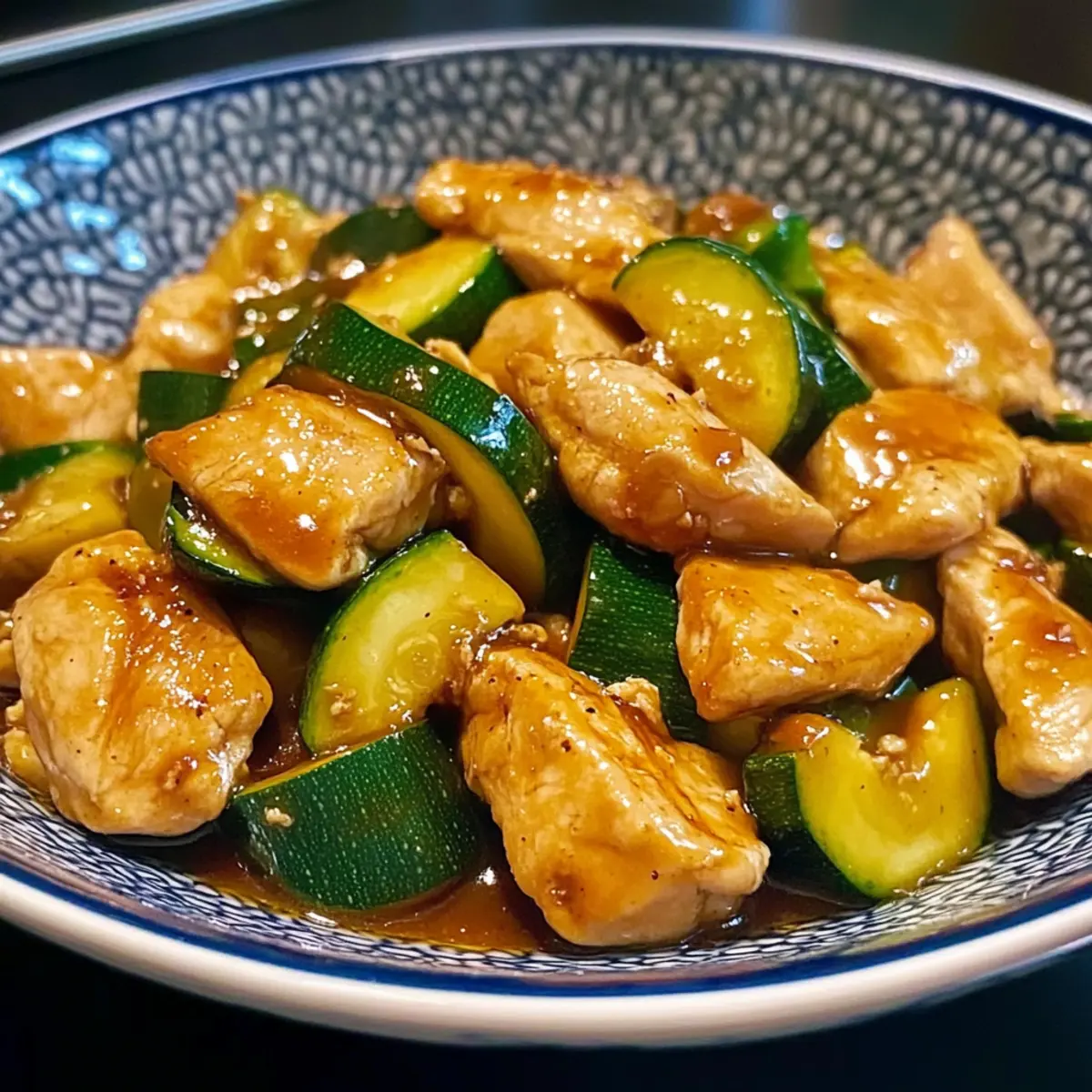 Hühnchen Zucchini Pfannengericht