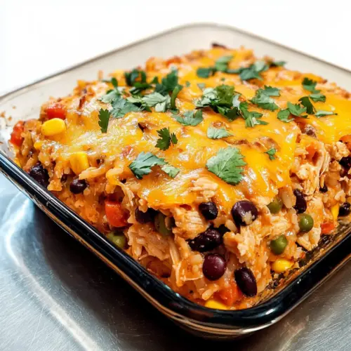 Hühnchen Burrito Auflauf