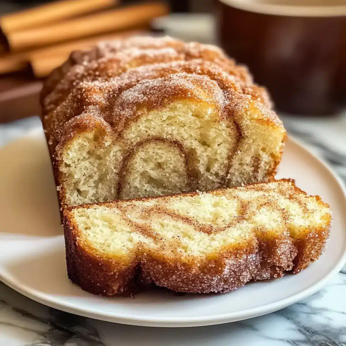 Zimtzucker-Donut-Brot
