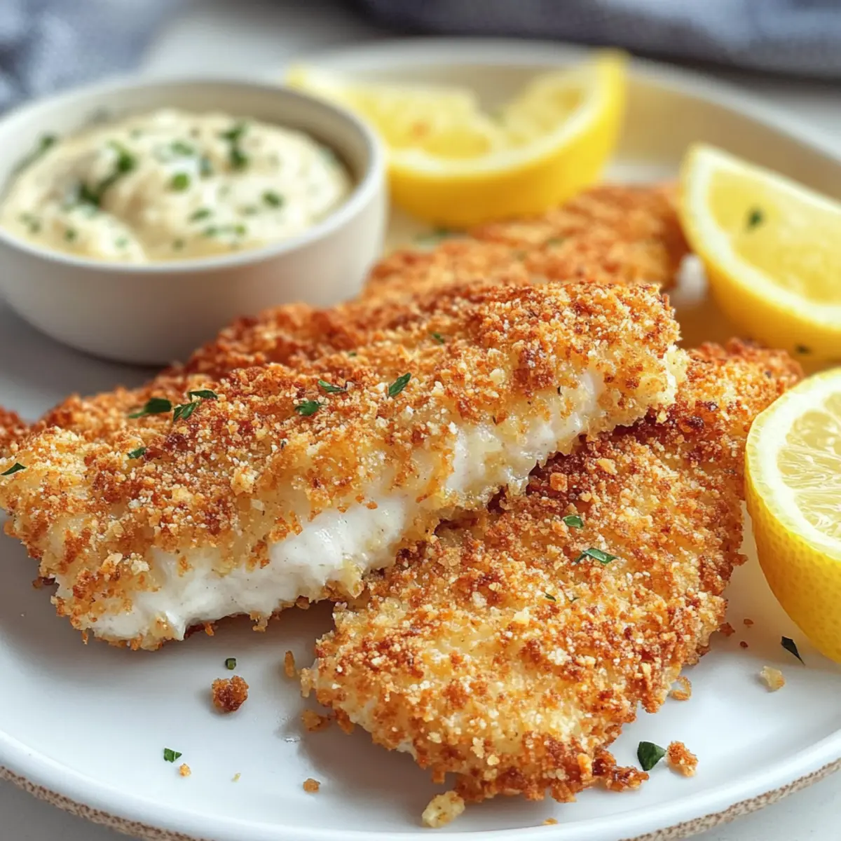 Knuspriger Airfryer-Fisch