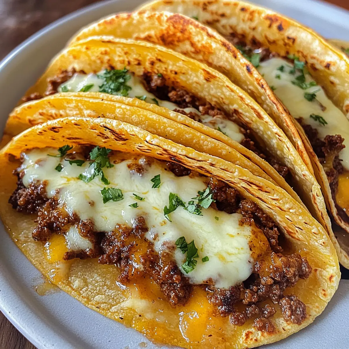 Knusprige Rinderhackfleisch-Tacos