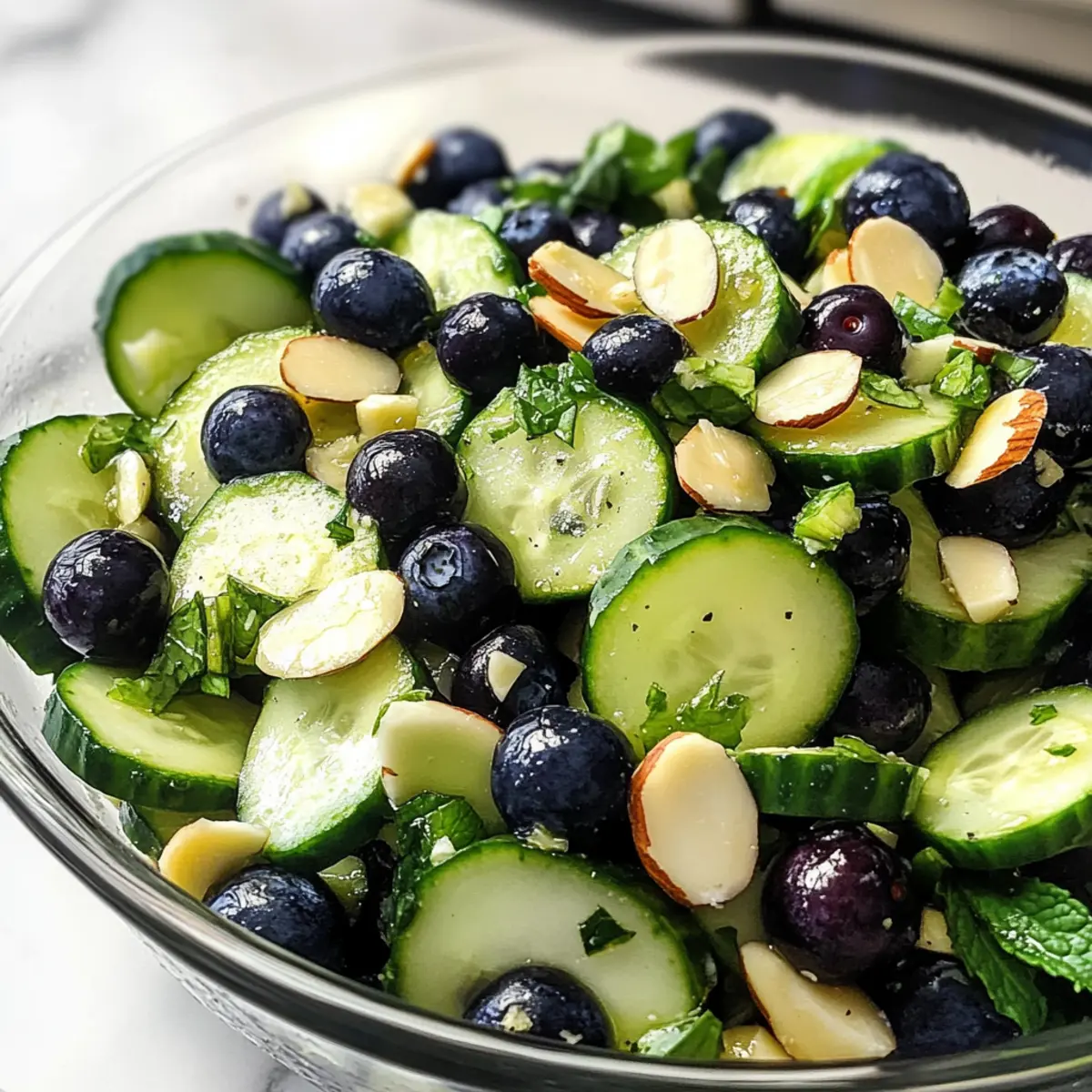 Gurken Heidelbeeren Salat