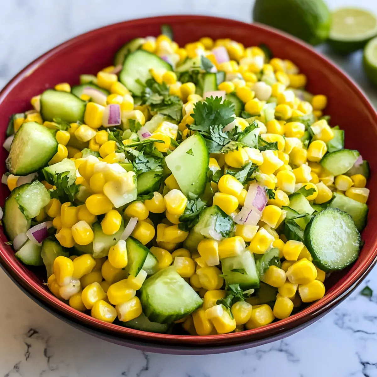 Gurken-Mais-Salat