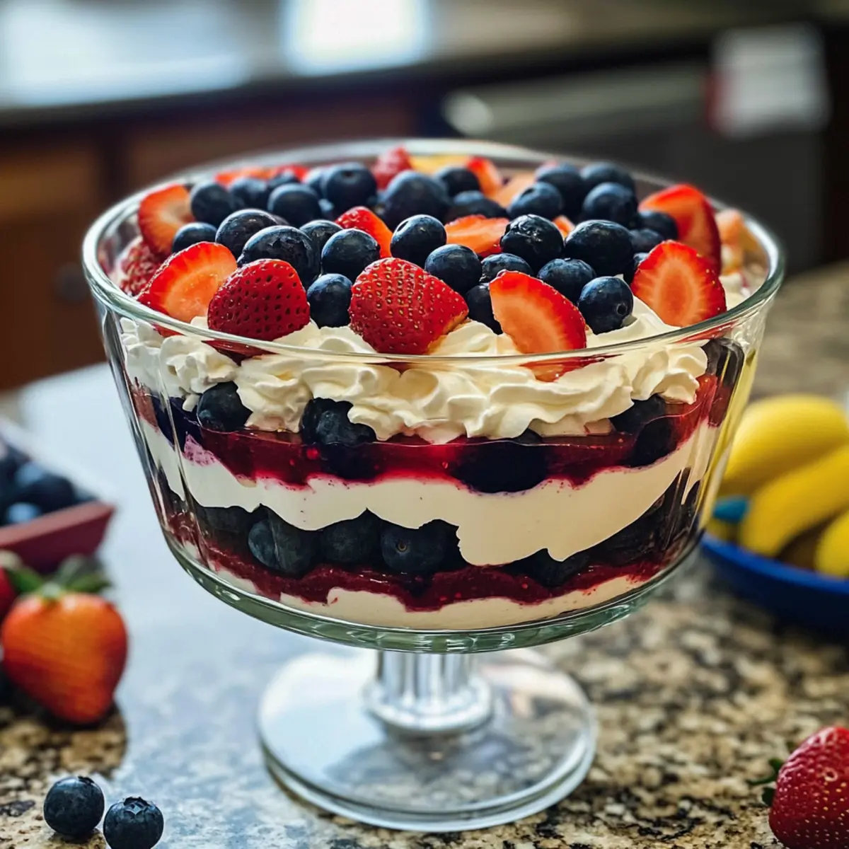 Einfache Beeren-Trifle