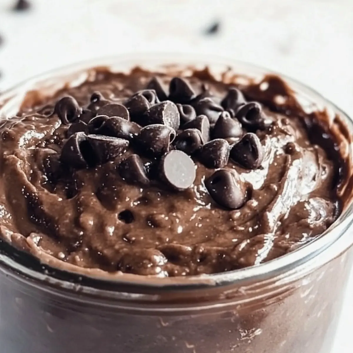 Essbarer Brownie-Teig
