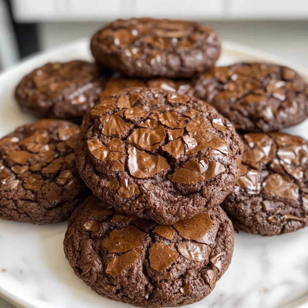 Schokoladen Brownie Kekse