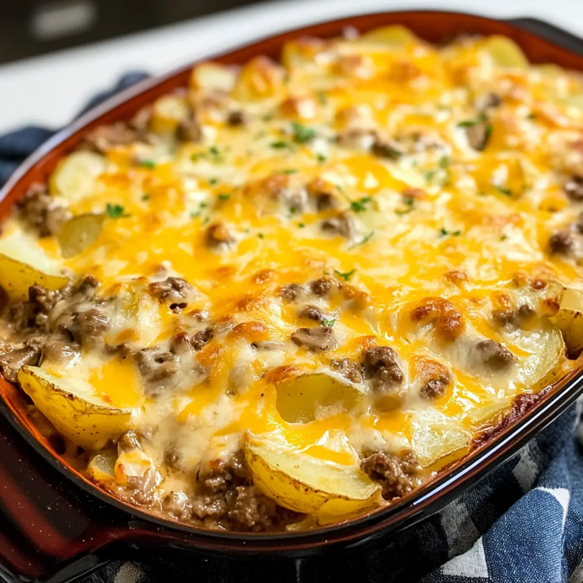 Hamburger Kartoffelauflauf