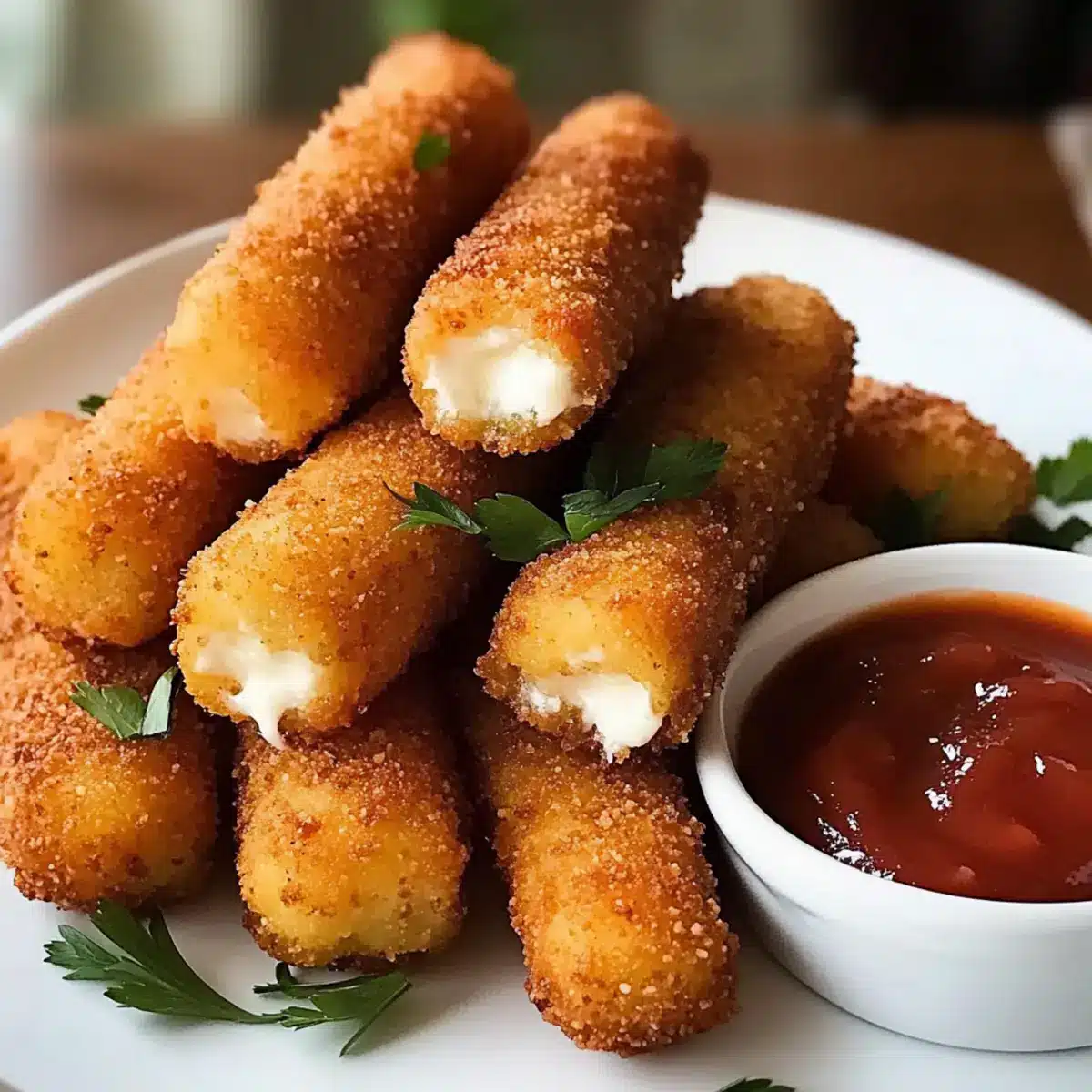 Gesunde Mozzarella-Sticks Rezept Knusprig, Käsehaltig & Einfach