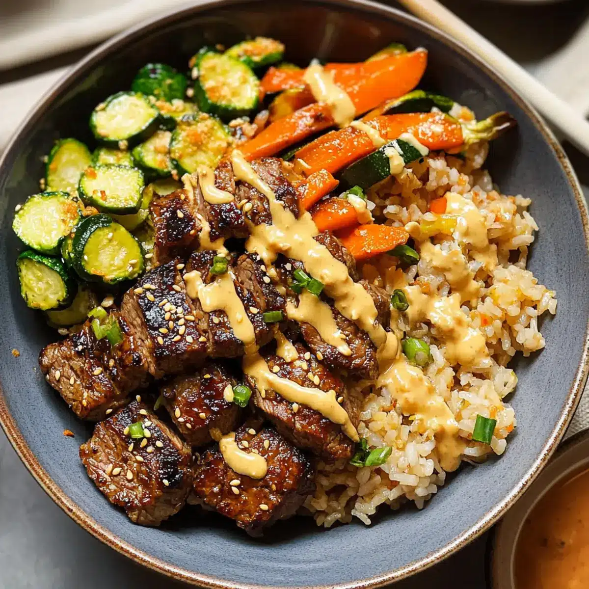 Hibachi Steak Schalen