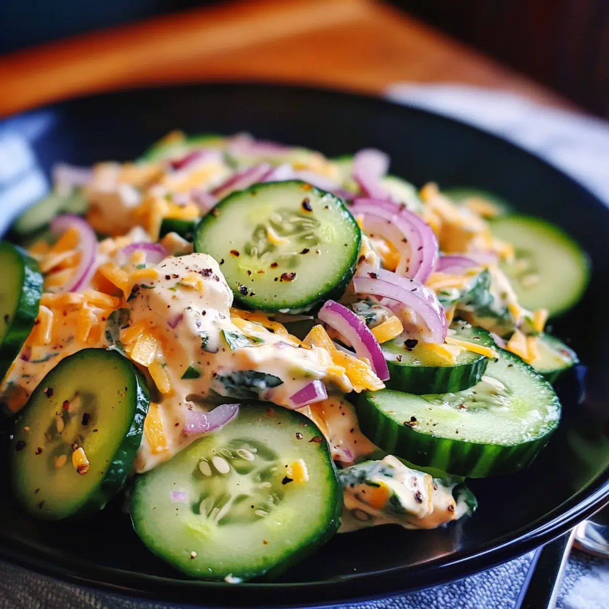 Jalapeño-Popper-Gurken-Salat