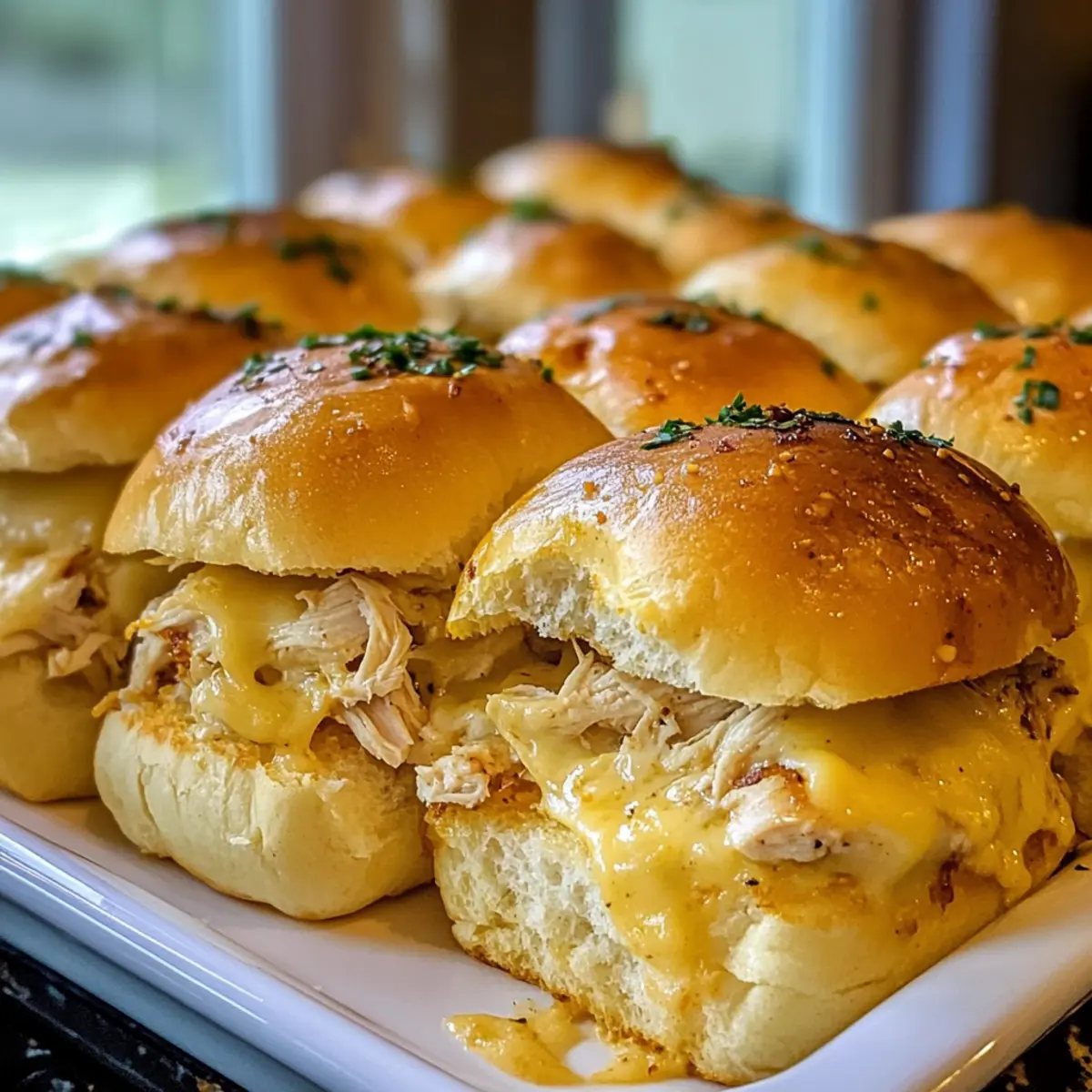 Saftige Hähnchen-Slider mit Rotisserie-Hähnchen