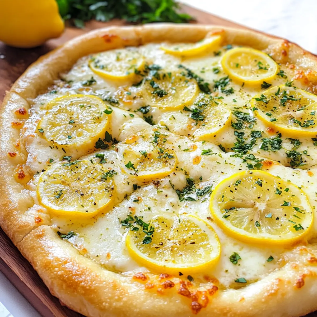 Zitronenpizza