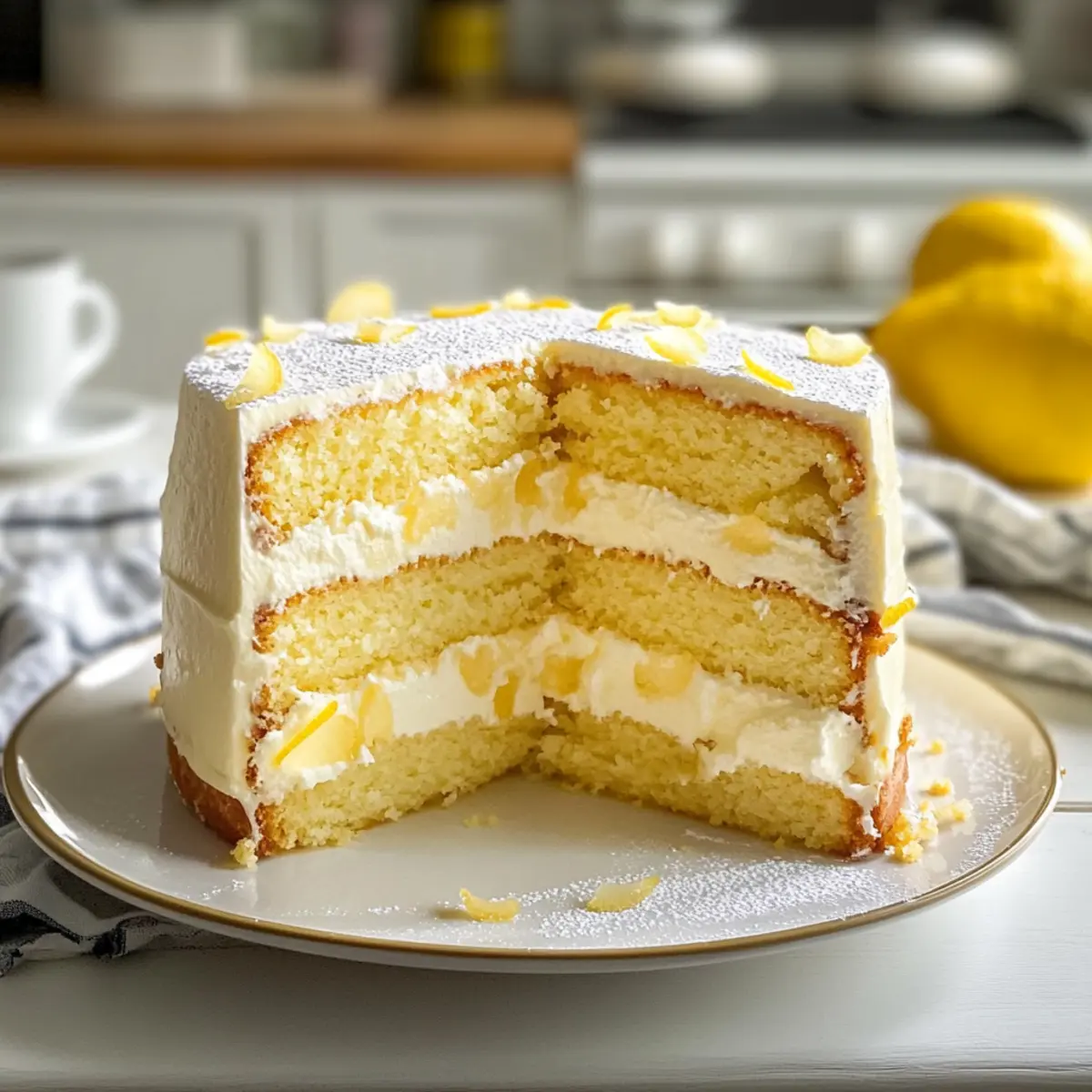 Limoncello Mascarpone Kuchen