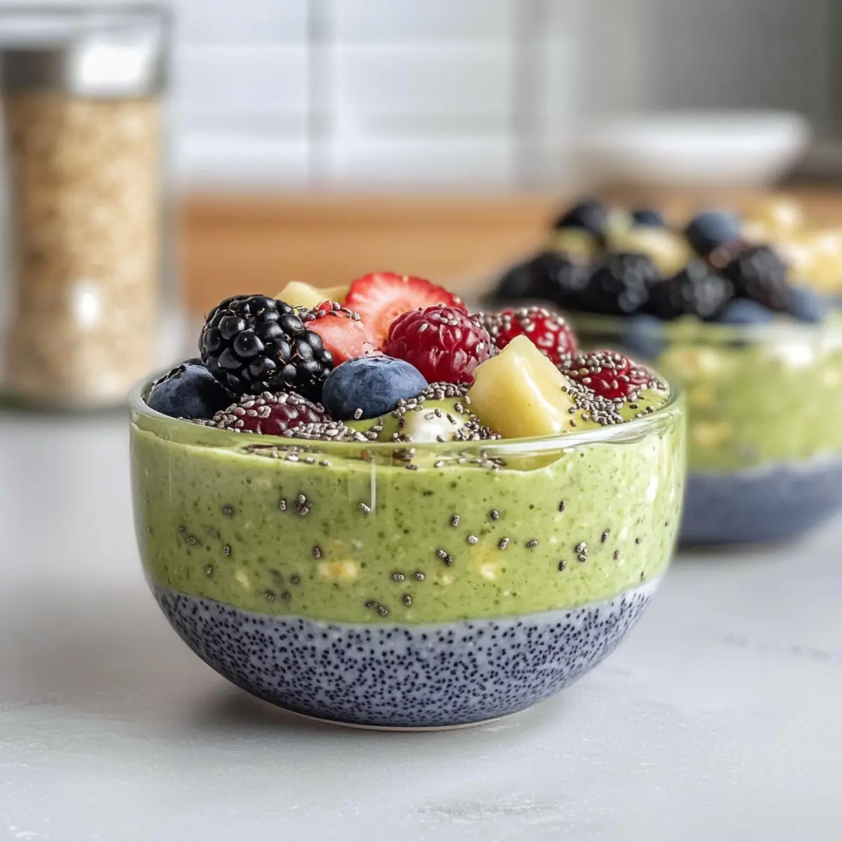 Matcha Übernacht-Haferflocken